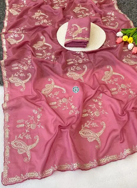JK 259 Pure Ho Silk Fab With Designer Saree Best Wholesale Shop In Surat